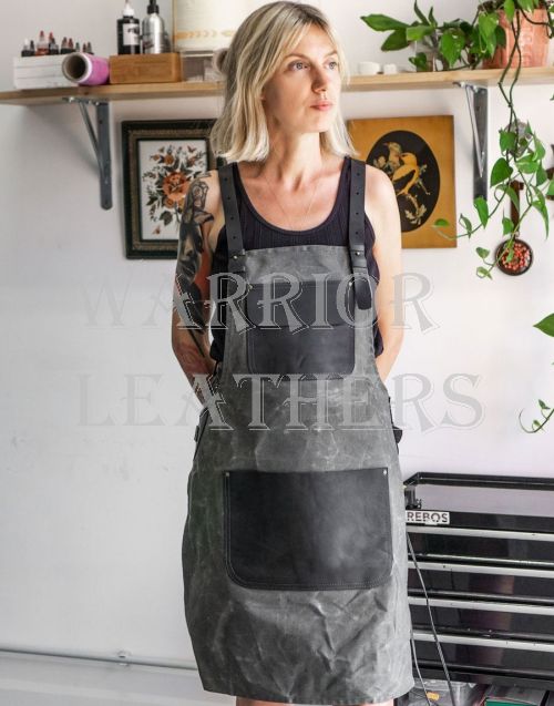 Barber High Quality Black & Gray women Apron