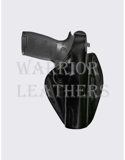 Black Leather Holster Fits Genuine Leather Thumb Break