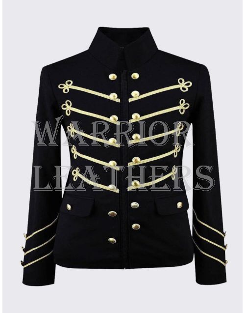 Black Military Napoleon Jacket