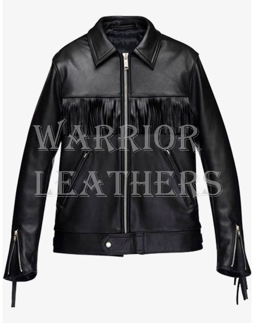 Black Stylish leather jackets For Men