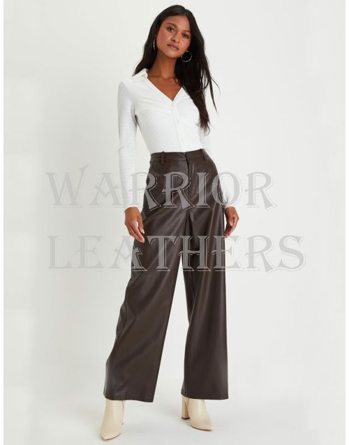 Dark Brown original Leather Pant