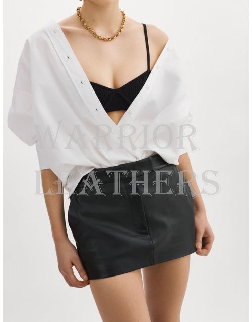 Fine Quality Warrior Leathers Mini Skirt