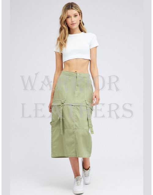 Green Cargo High Rise Two way Skirt