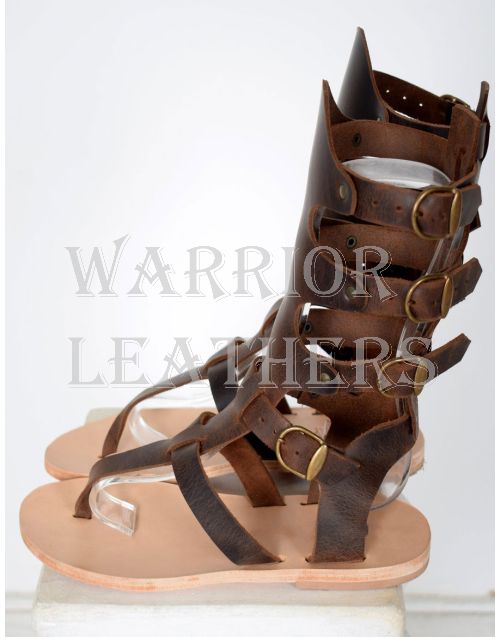 Halloween Warrior Leathers Brown Sandal