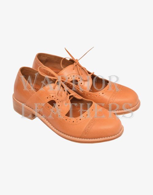 Leather Oxford Women Brogue