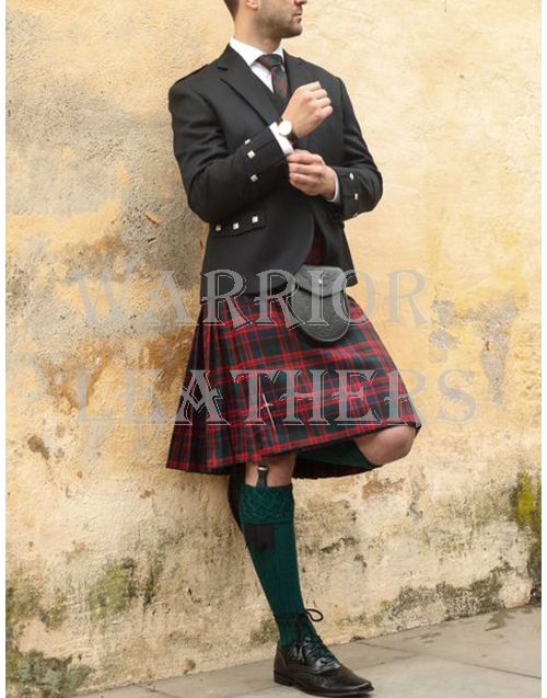 Macdonald Tartan Kilt Outfit