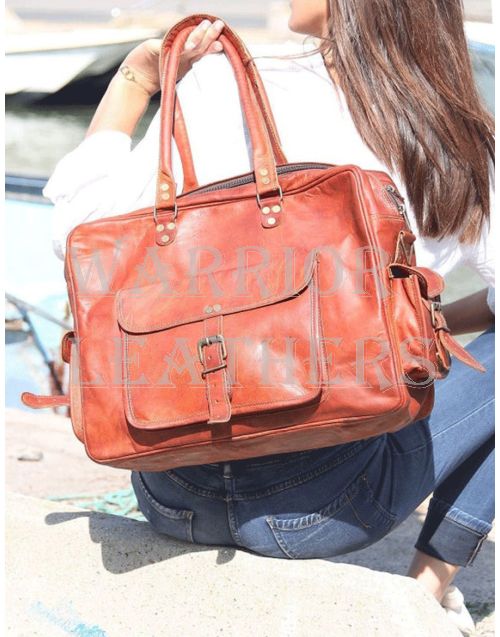 Men And Women Travel Leather Bag