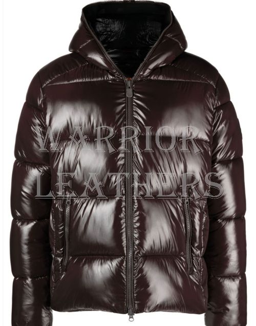 Men reversible Hooded Puffer Jacket