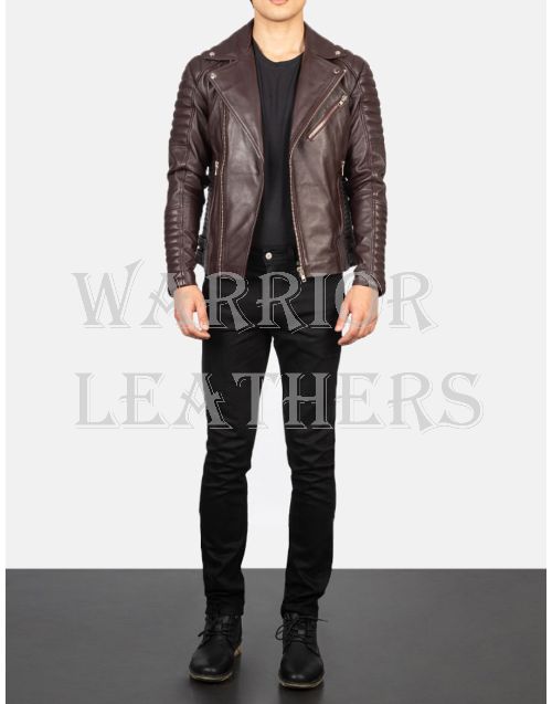 Motorcycle Leather Jacket Men