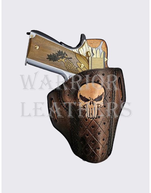 Special Patterned Leather Gun Holster Fits Walther