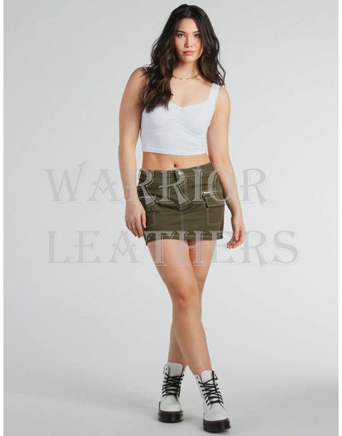 Trend Confidence Cargo Mini Skirt