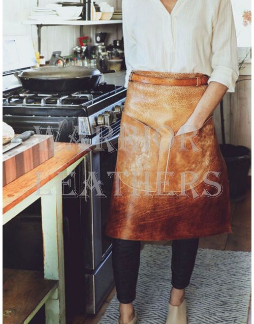 Women BBQ Leather Apron