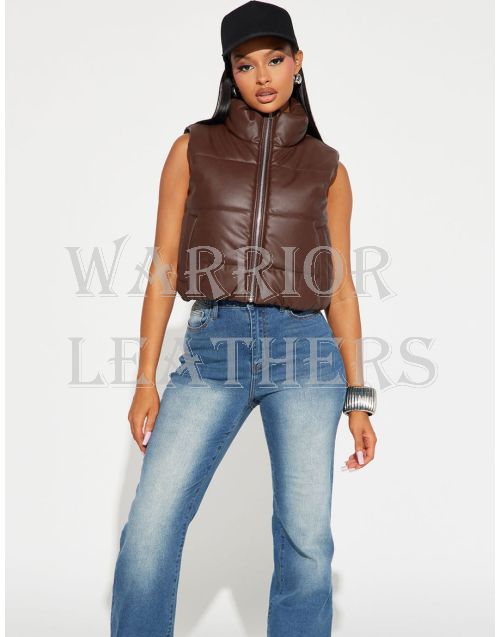 Women Best Zip Up Puffer Vest