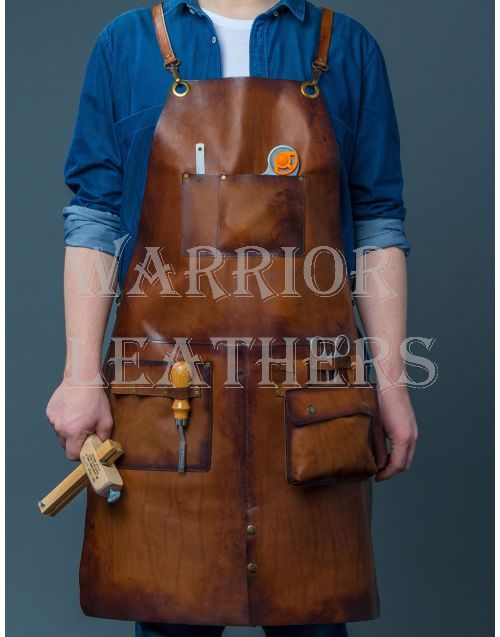 Work Blacksmith Leather Apron For Men